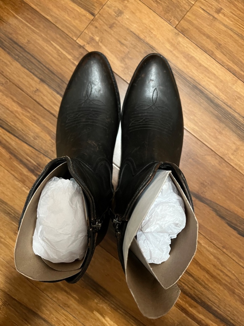 NWT Frye Austin western boots men - Picture 11 of 15